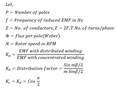 emf equation of ac generator|EMF equation of an alternator and solved problems .
